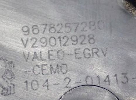 Citroën C4 Picasso I 2.0 HDI EGR hűtő, EGR szelep RH02 RHE 9678257280 v29004027