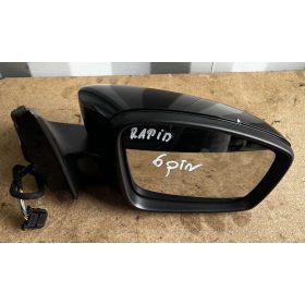   Skoda Rapid jobb oldali visszapillantó tükör /6PIN/ 5jb857408k