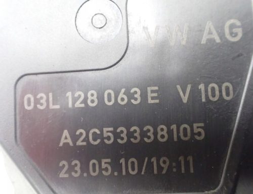Audi A4 B8 , A5 Q5 2.0 CRTDI fojtószelep 03l128063e