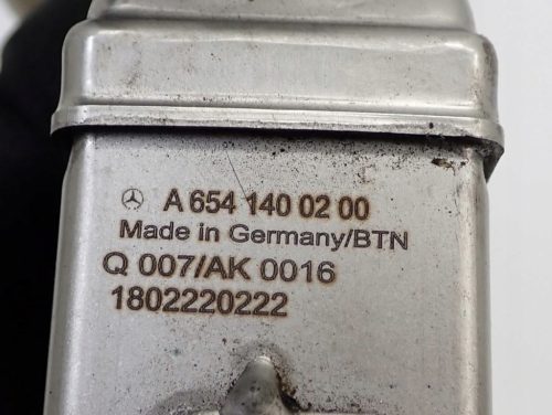 Mercedes E-osztály W213 2.0 CDI EGR hűtő A6541400200, EGR szelep A6541400460