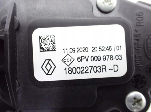 Dacia Sandero II elektromos gázpedál 180022703r