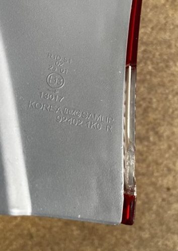 Hyundai ix20 jobb hátsó lámpa