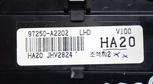 Kia Ceed II (JD) klímapanel 97250-A2202