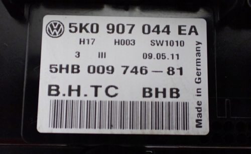 Volkswagen Golf VI klímapanel, fűtéspanel 5K0907044EA