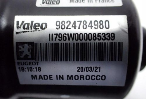 Opel Corsa F első ablaktörlő szerkezet motorral 9824784980