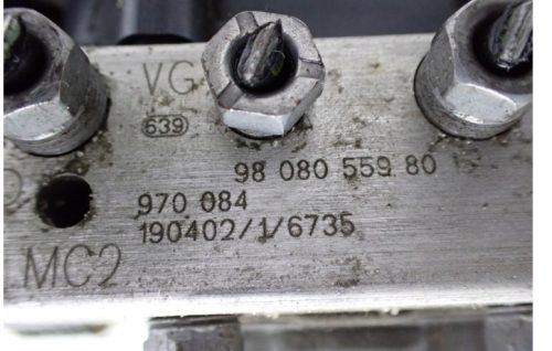 Peugeot Expert III, Jumpy ABS tömb 9808055980