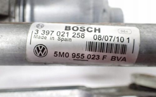 Volkswagen Golf Plus bal első ablaktörlő szerkezet bal első ablaktörlő motor 5M0955119C, 5M0955023F