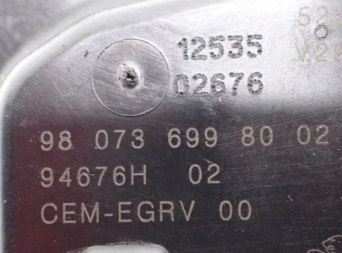 Peugeot 308 II, Peugeot 5008 II, Citroën C4 Picasso II EGR szelep 980736998002