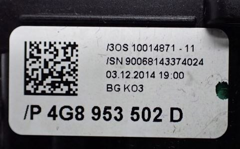 Audi A6 (C7 - 4G) komplett tempomat kapcsoló 4g8953502d
