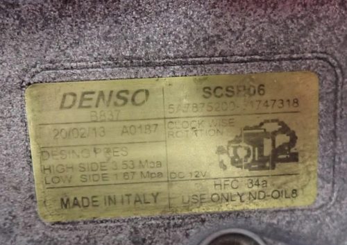 Fiat Bravo. Panda, 500 1.4, 1.2 klímakompresszor 51747318