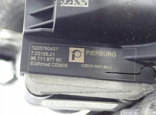 Peugeot 308 I EGR szelep, EGR hűtő 1.6 E-HDI 9H06 9671187780