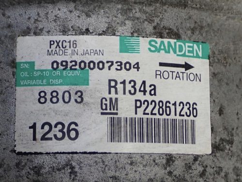 Opel Insignia A 2.0 CDTi klímakompresszor P22861236