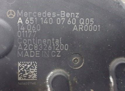Mercedes Sprinter II W906 EGR szelep, EGR hűtő a6511400760
