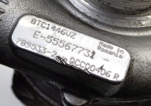 Opel Mokka, Astra J 1.7 CDTI A17DTS turbó 55567731