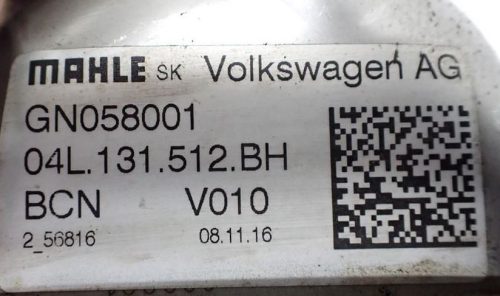 Volkswagen Golf VII, Skoda Octavia III, Audi A3 (8V) CXX CXXA CXXB EGR hűtő 04l131512bh