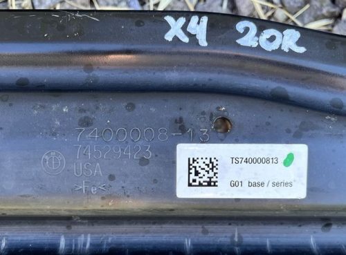 BMW X3 G01, BMW X4 G02 hátsó lökhárító merevítő 74529423