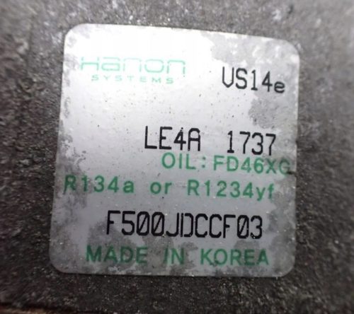 Kia Cee'd (JD), Hyundai i30 (GD) 1.4 CRDI 1.6 CRDI klímakompresszor f500-jdccf-03