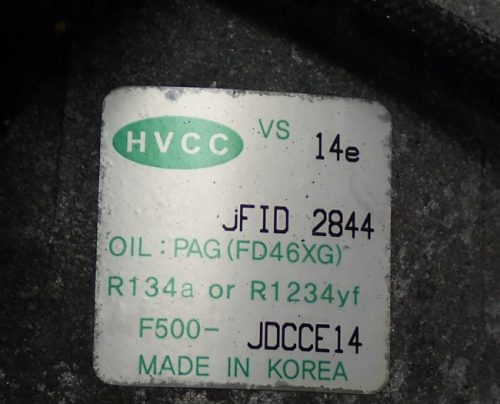Kia Ceed II 1.4 CRDi klímakompresszor F500-JDCCE-14