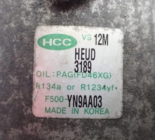 Kia Venga, Hyundai IX20 1.4 G4FA klímakompresszor f500yn9aa03