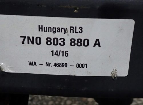 Volkswagen Sharan II Seat Alhambra gyári Oris vonóhorog 7N0803880A