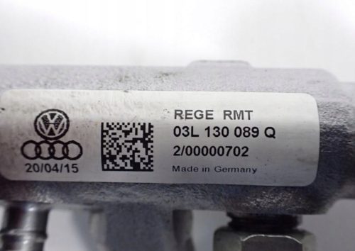 Audi A4 (B8 - 8K), Audi A5 (B8 - 8T) 2.0 TDI CJC CJCA CJCC railcső, nyomásszabályozó szelep 057130764ab 03l130089q