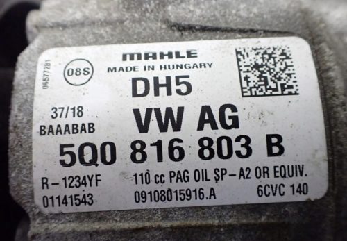 Volkswagen Golf VII, Seat León III 1.5 TSI klímakompresszor 5Q0816803B